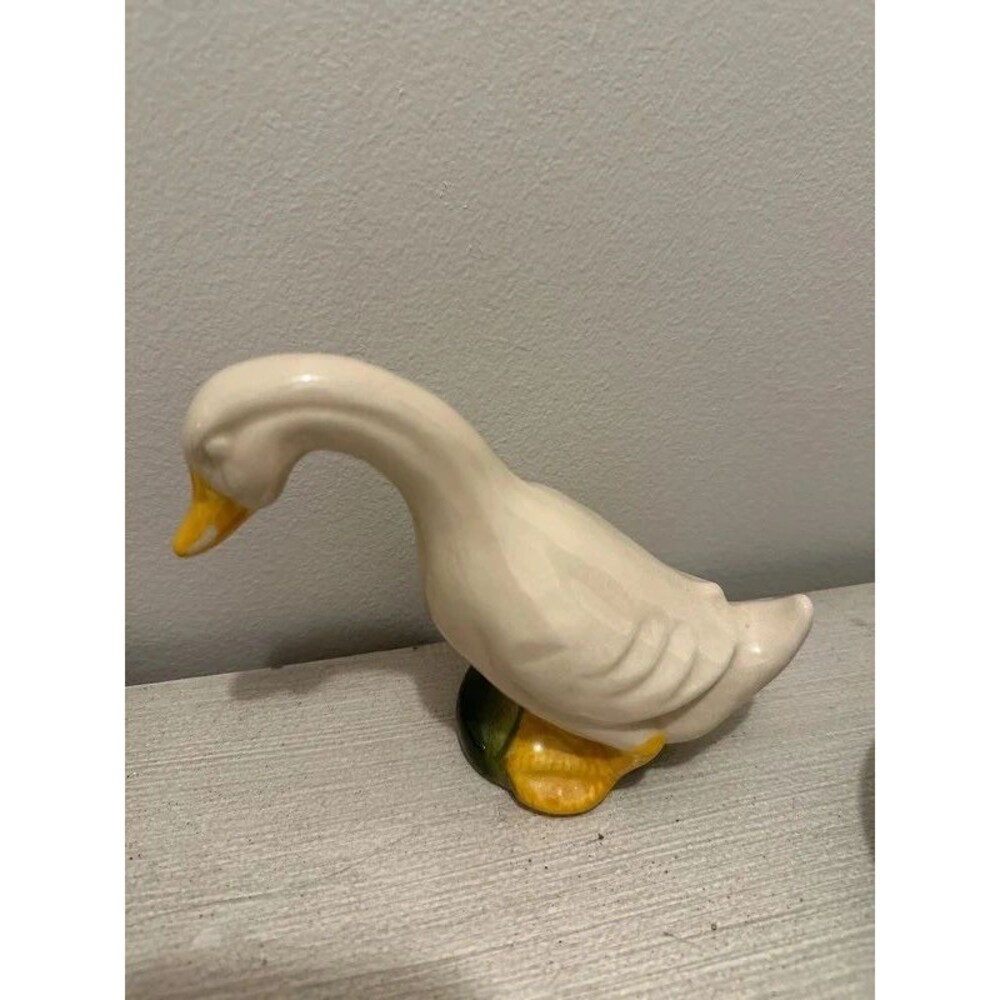 Cottagecore Mid-century Duck Goose Ceramic figurine